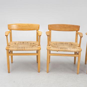 Børge Mogensen, a set of four armchairs, "Öresund".