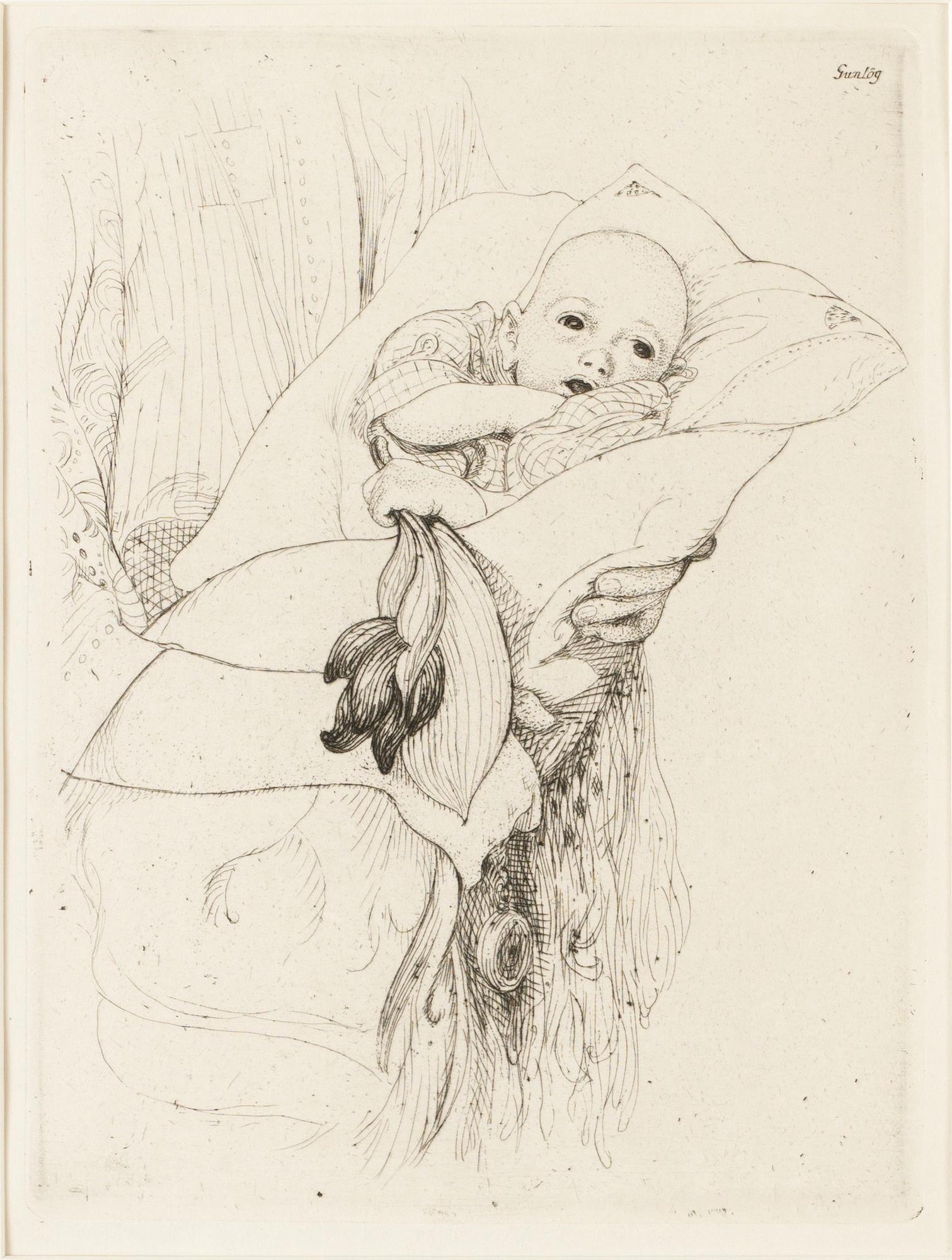 CARL LARSSON, etsning, 1913.