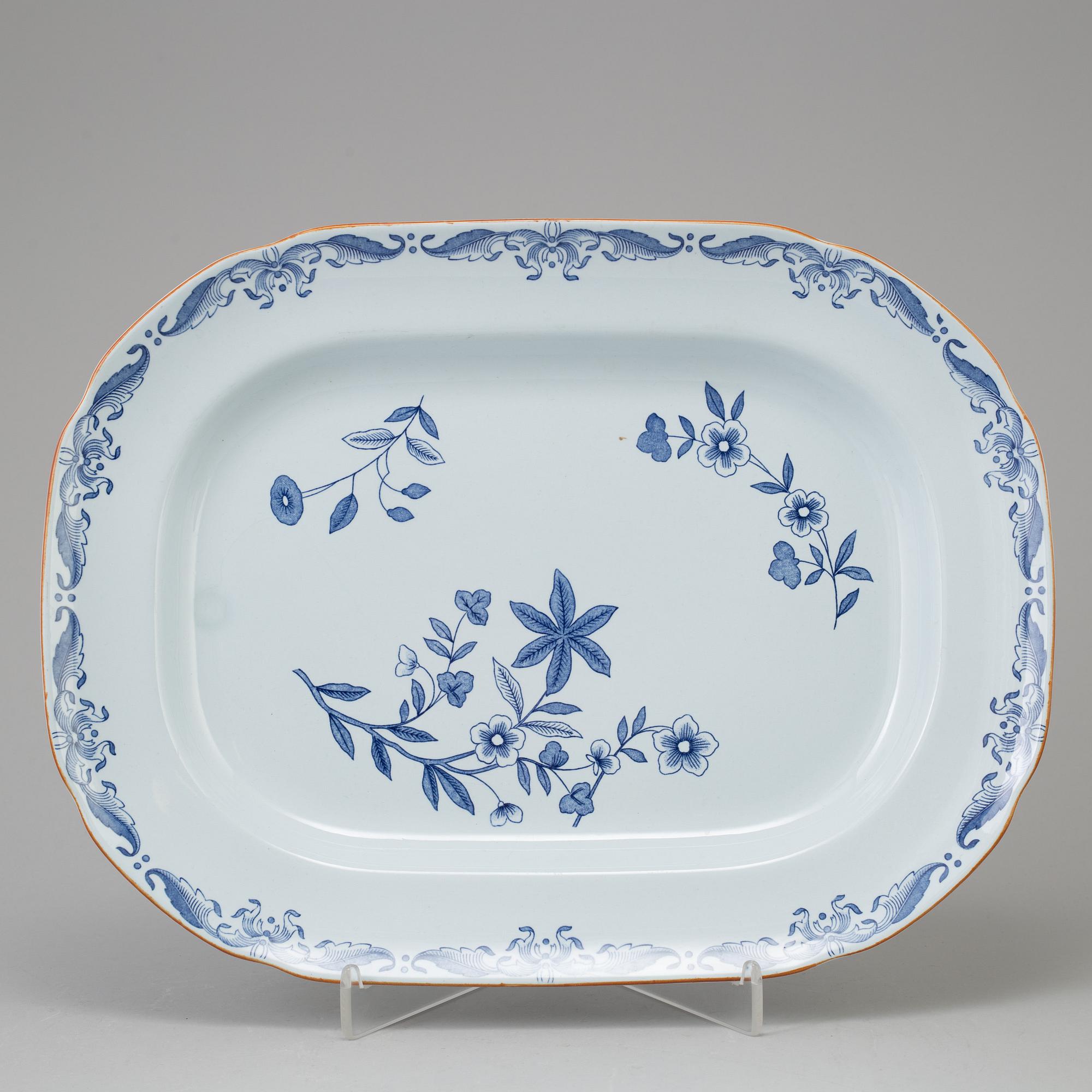 MATSERVIS, 67 delar, porslin, "Ostindia", Rörstrand, 1970/80-tal.