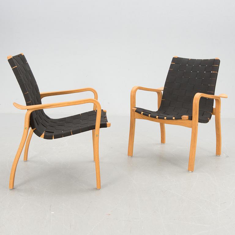 FÅTÖLJER, ett par, "Primo", Yngve Ekström, Swedese, 2000-tal.