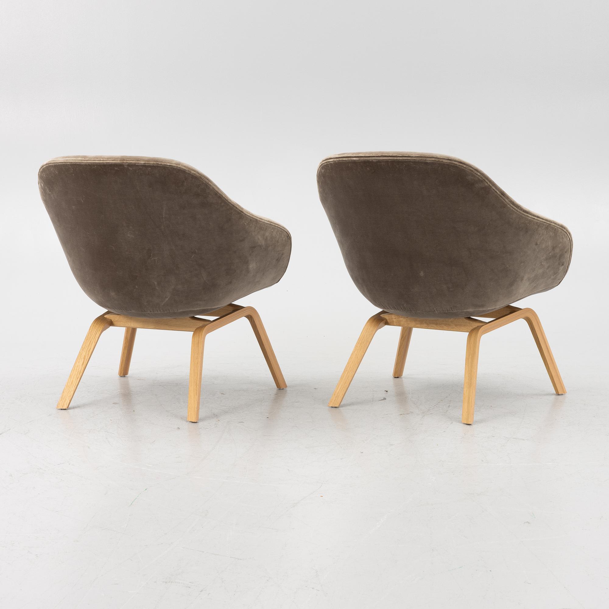 Hee Welling, fåtöljer, ett par, "About a lounge", HAY, 2000-tal.