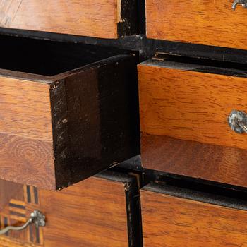 A Japanese miniature chest, early 20th Century.