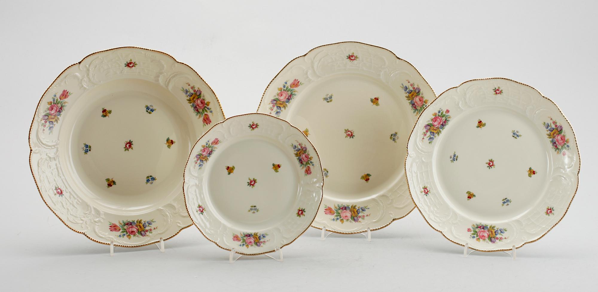 MATSERVIS, porslin, "Sanssouci", Rosenthal.