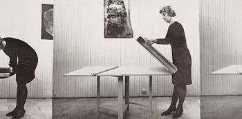 SLAGBORD, "Maria Flap", Bruno Mathsson, Mathsson International, Värnamo, formgivet 1936.
