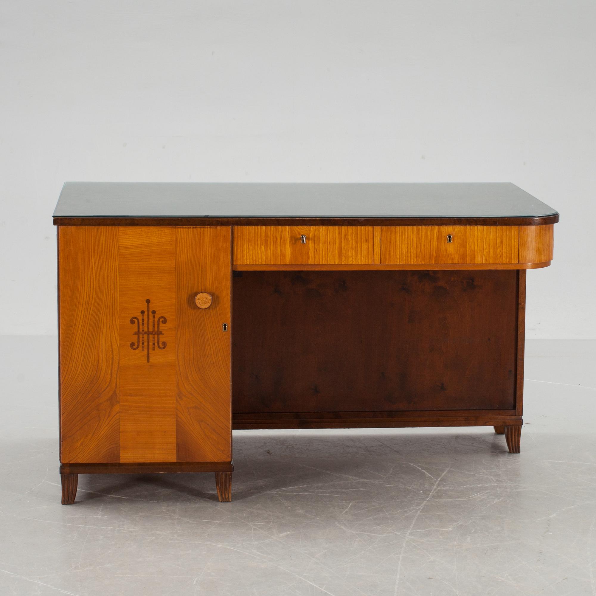 SKRIVBORD, art deco. 1930-tal.