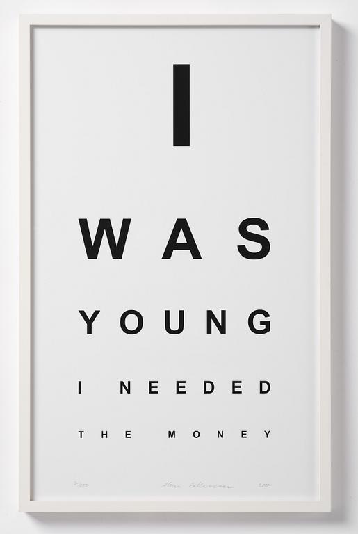 Allen Grubesic, "I was young I needed the money".