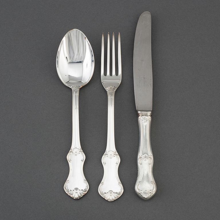 6+4+4 psc 'Patricia' electro plated cutlery by MGAB.