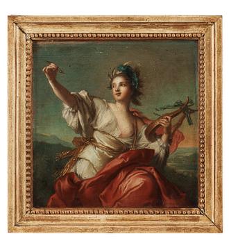 1075. Jean-Marc Nattier After, Terpsichore - the muse of music and dance.