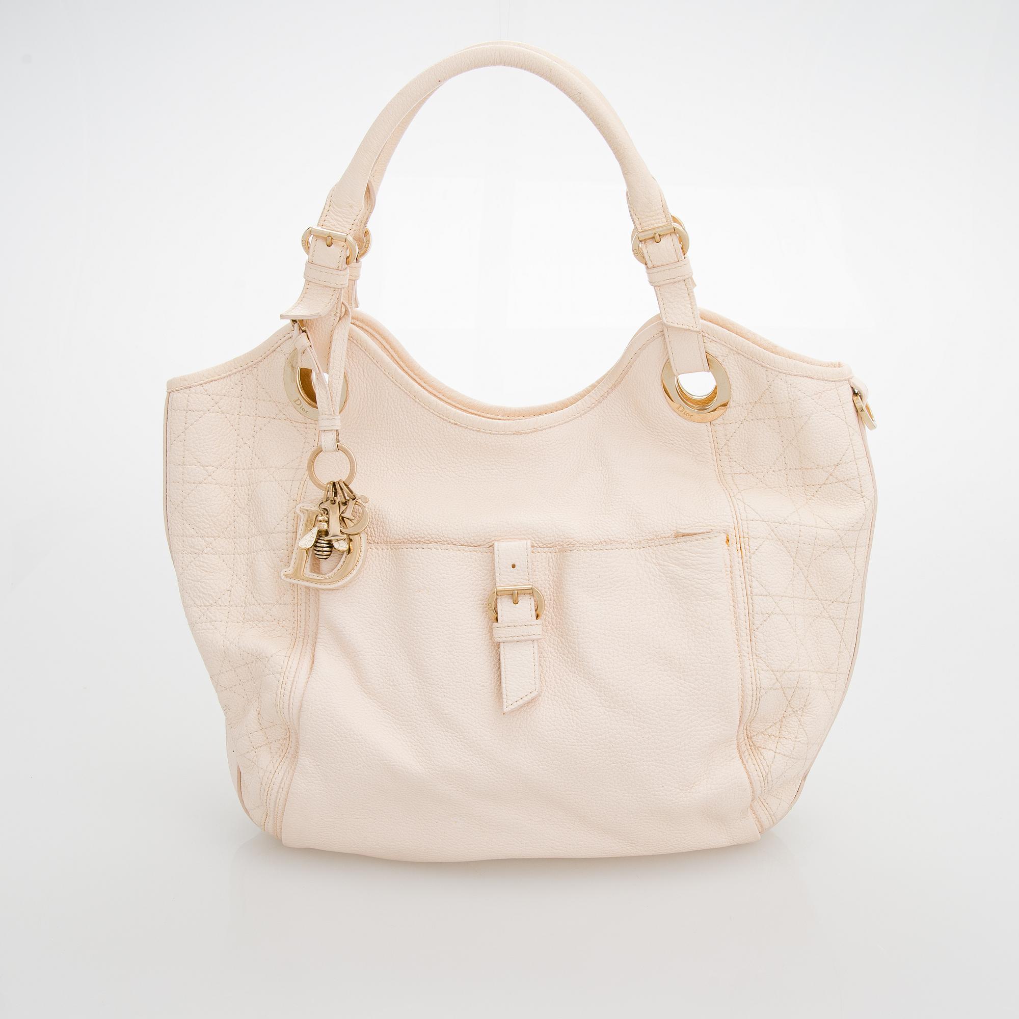 Christian Dior, Leather Bee Tote Bag.