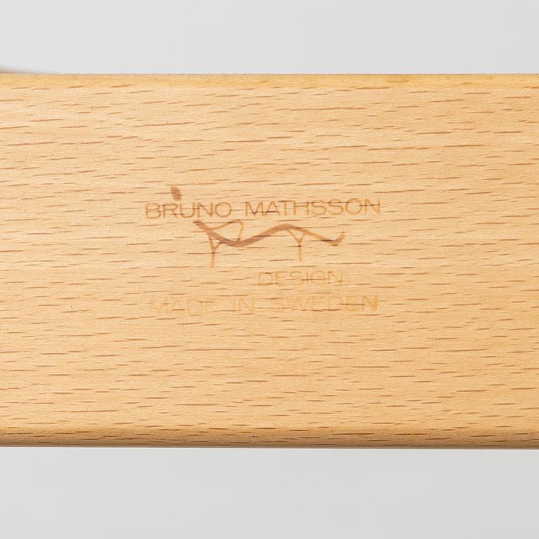 Bruno Mathsson, armchair and footstool, "Miranda", Bruno Mathsson International, Värnamo.