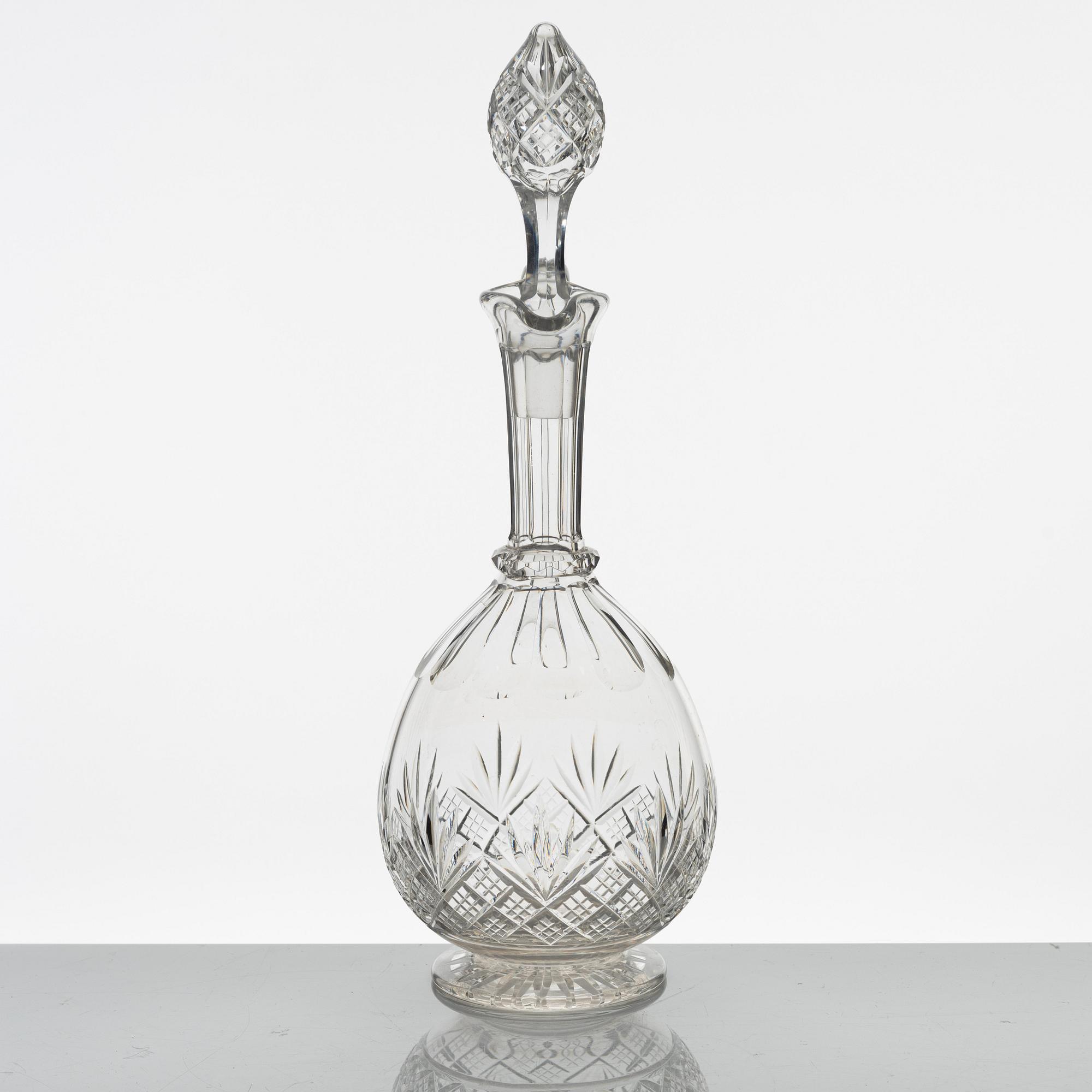 A Glass Service, likely Baccarat, France (118 pieces).