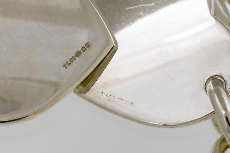 Tiffany & Co, halsband och armband, sterling silver, "Return to Tiffany & Co", original dustbag.