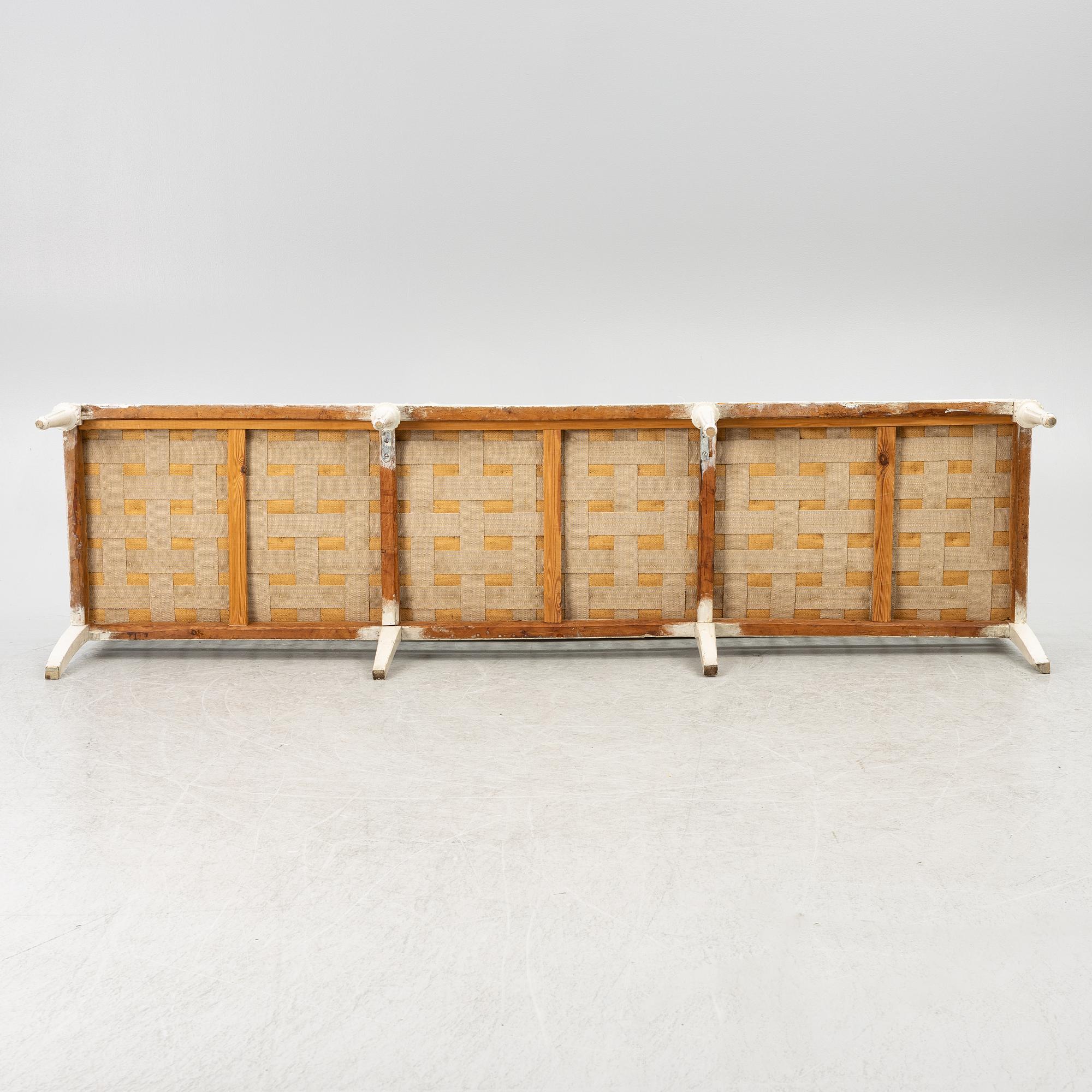 Soffa, Gustaviansk, 1700-talets slut.