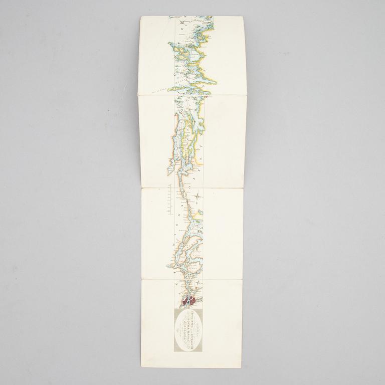 With 2-metre hand-coloured Canal Map, 1837/8.