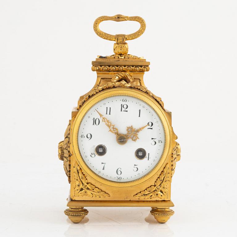 A Louis XVI-style Officer's clock, around 1900.