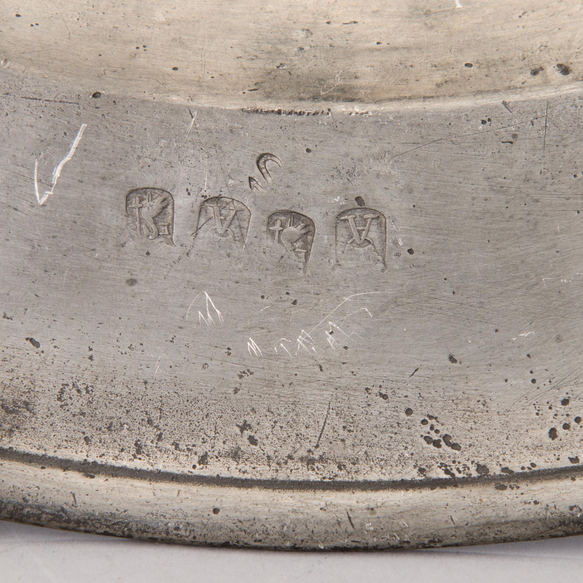FAT, tenn, Elias Ståhlfot, Åbo 1735.