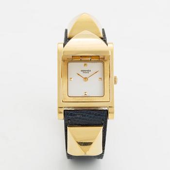 Hermès, Medor, armbandsur, 23 x 32 mm.