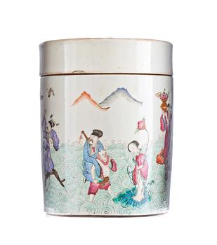 KANTIN, porslin, Kina, 1800-talets andra hälft.
