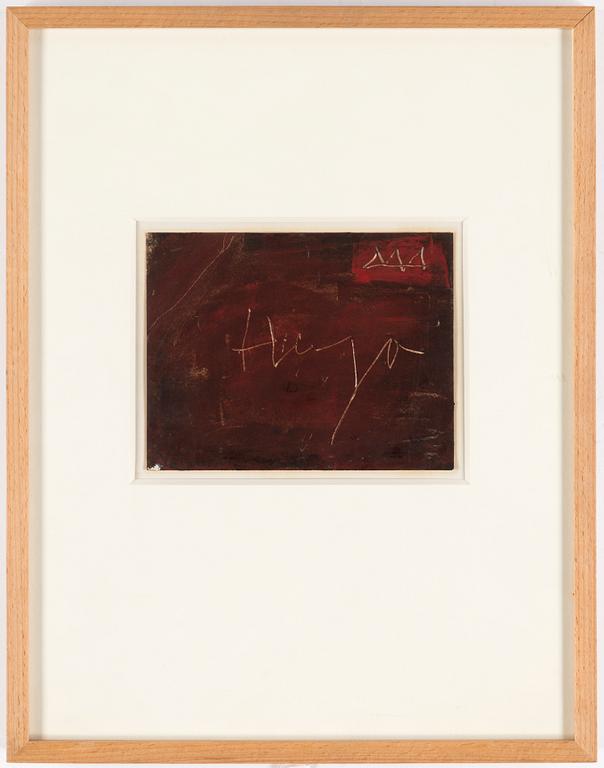 EDDIE FIGGE, gouache, signed.