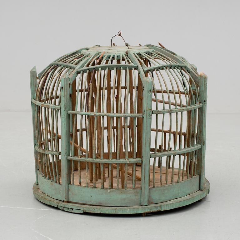 FÅGELBUR, allmoge, troligtvis Hälsingland, 1800/1900-tal.