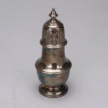 SOCKERRUSKA, sterlingsilver, Maple & co, London, England 1900-tal. Vikt 307,5 g.