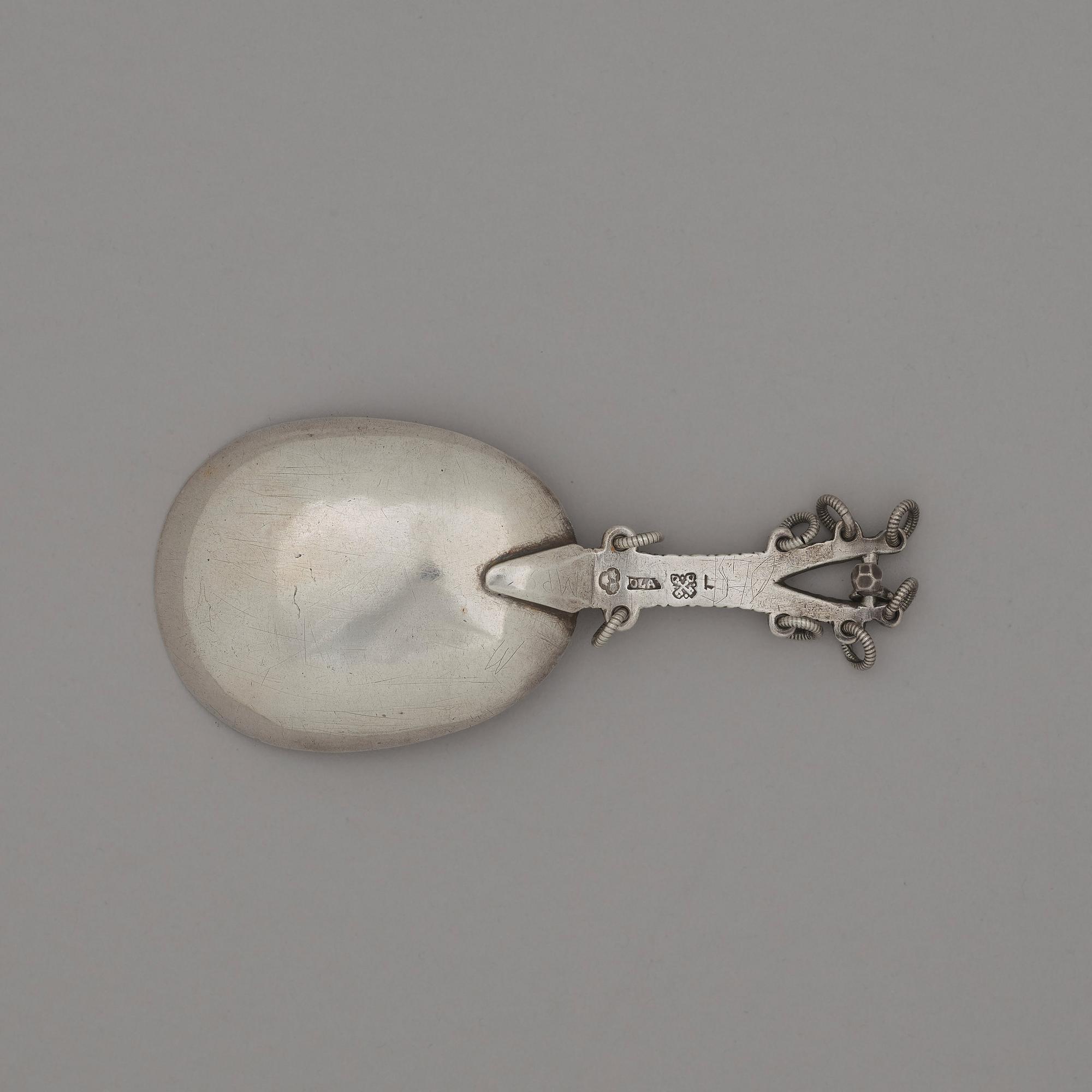 Olof Löfvander d ä, sked med ringhängen, silver, Luleå 1769.