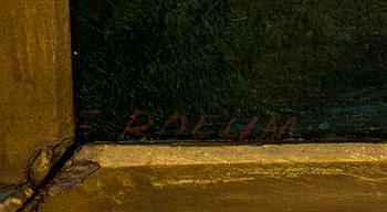 EDUARD BOEHM, oil on canvas signed.