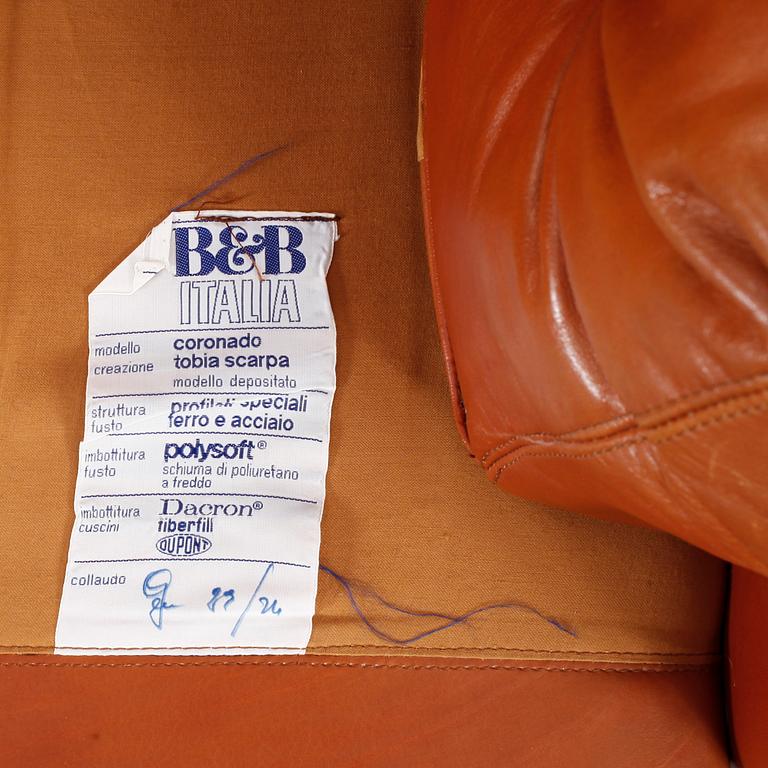 FÅTÖLJ, Tobias Scarpa, för B&B Italia, 1970-tal.