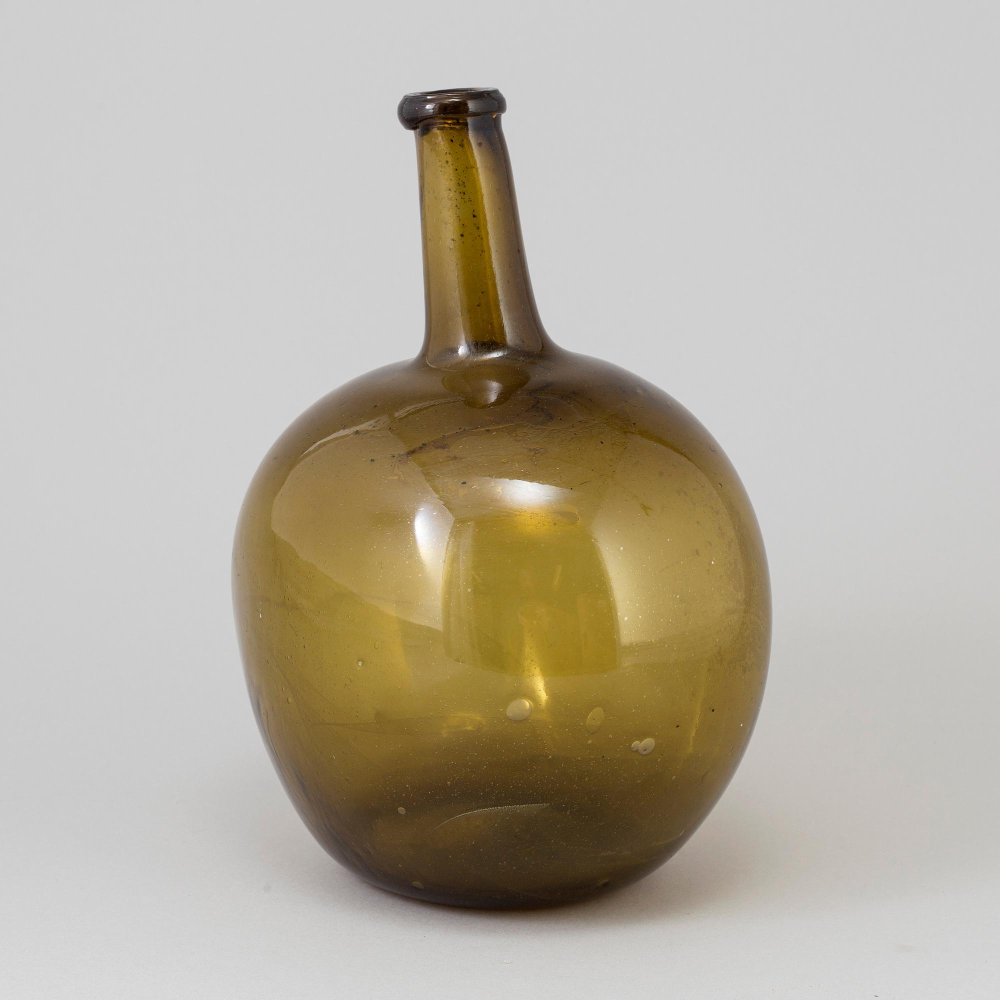a 18th-19th century glass bottle.