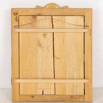 A "Meunier" mirror wall lamp from IKEA's 18th-century series, late 20th century.