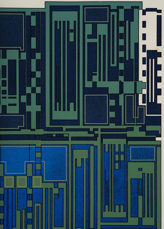 Eduardo Paolozzi, Untitled from: "Hommage aux Prix Nobel" (The Nobel Prize Portfolio).