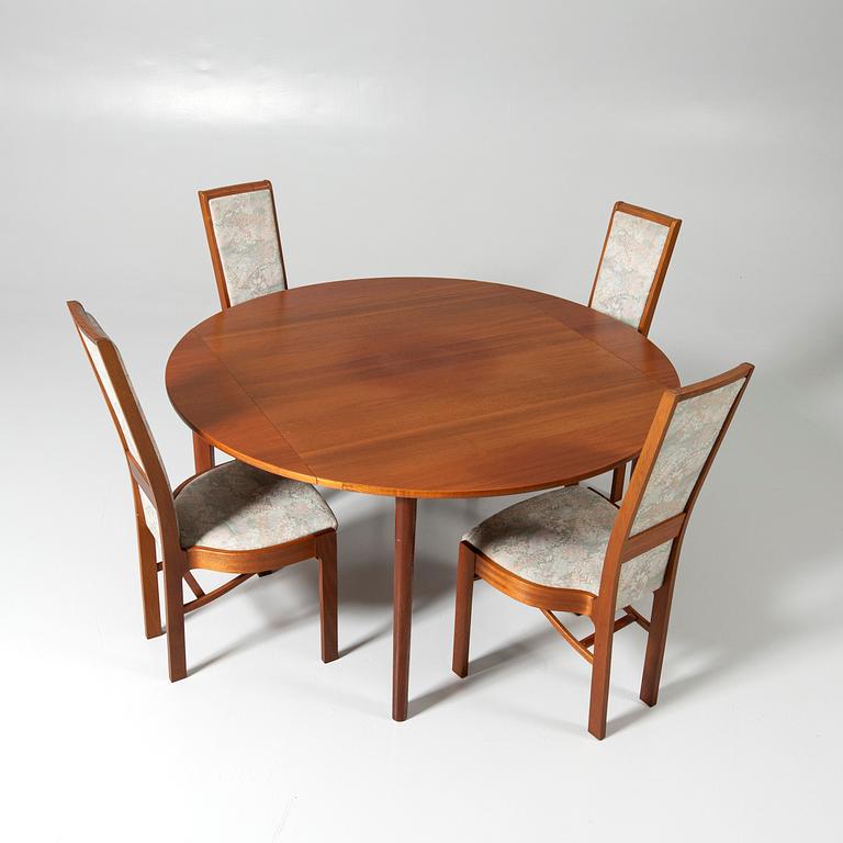 Dining suite, 5 pieces, Karl Andersson & Söner, 1970s/80s.