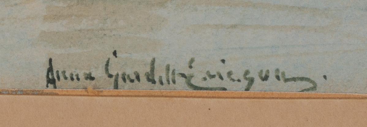 Anna Gardell-Ericson, Rowing boat in moonlight.