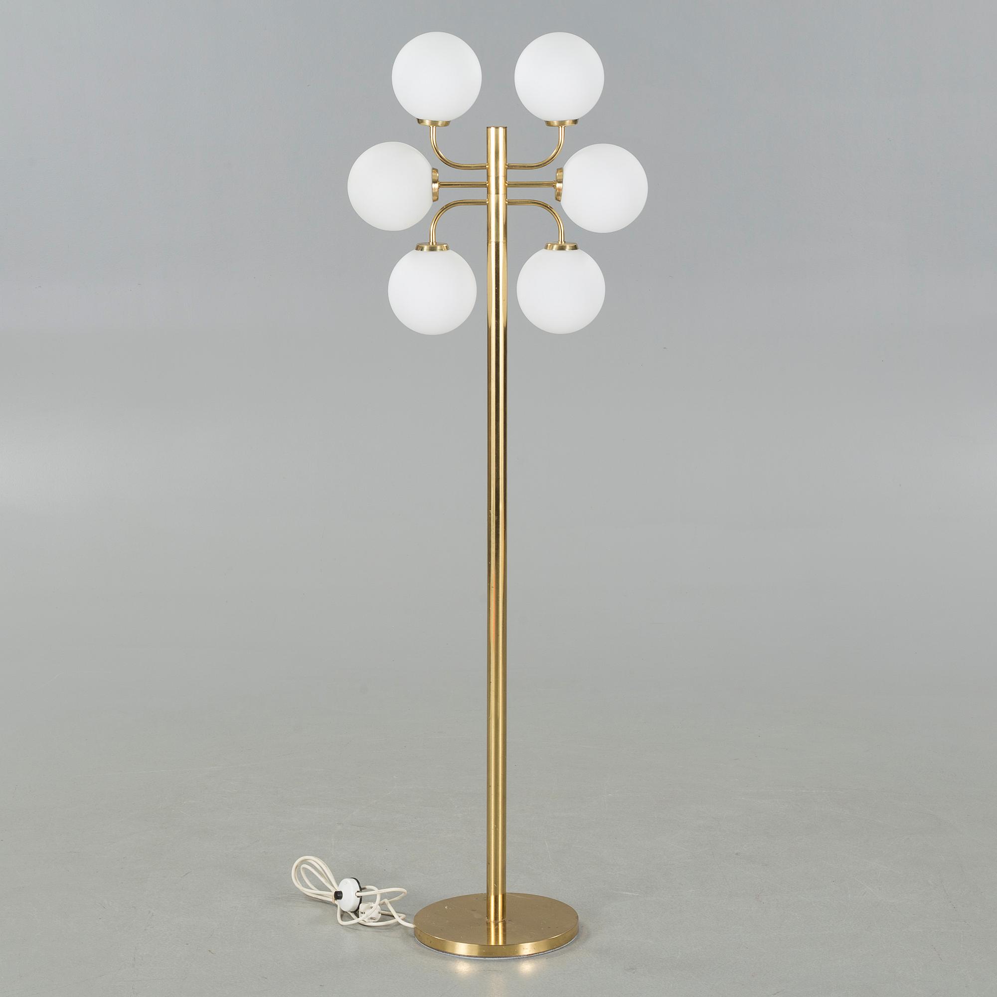 A floor lamp from the latter half of the 20th century.