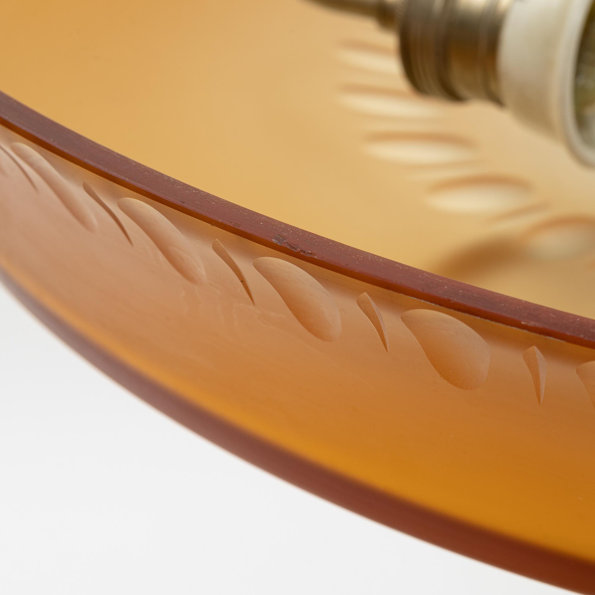 Harald Notini, a 1930's ceiling lamp, variant of model "6362", Arvid Böhlmarks lampfabrik, Sweden.