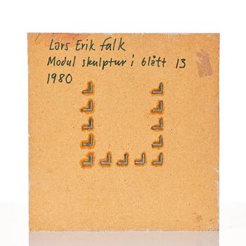 Lars-Erik Falk, "Modul skulptur i blått 13".