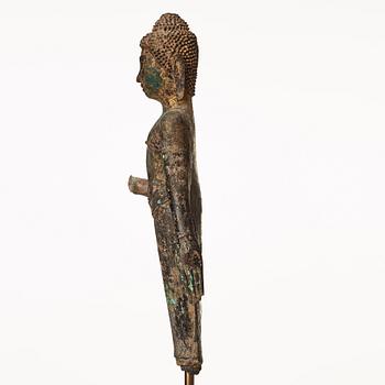 A standing figure of Buddha, Thailand, 18th Century.