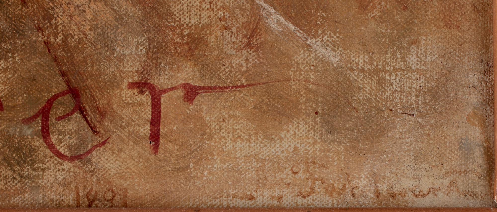 AXEL FAHLCRANTZ, olja på duk, sign o dat 1891.
