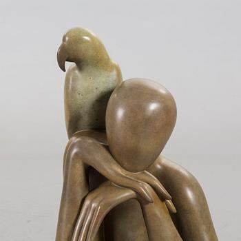 MARIE-MADELEINE GAUTIER, sculpture, bronze. Signed and numbered.