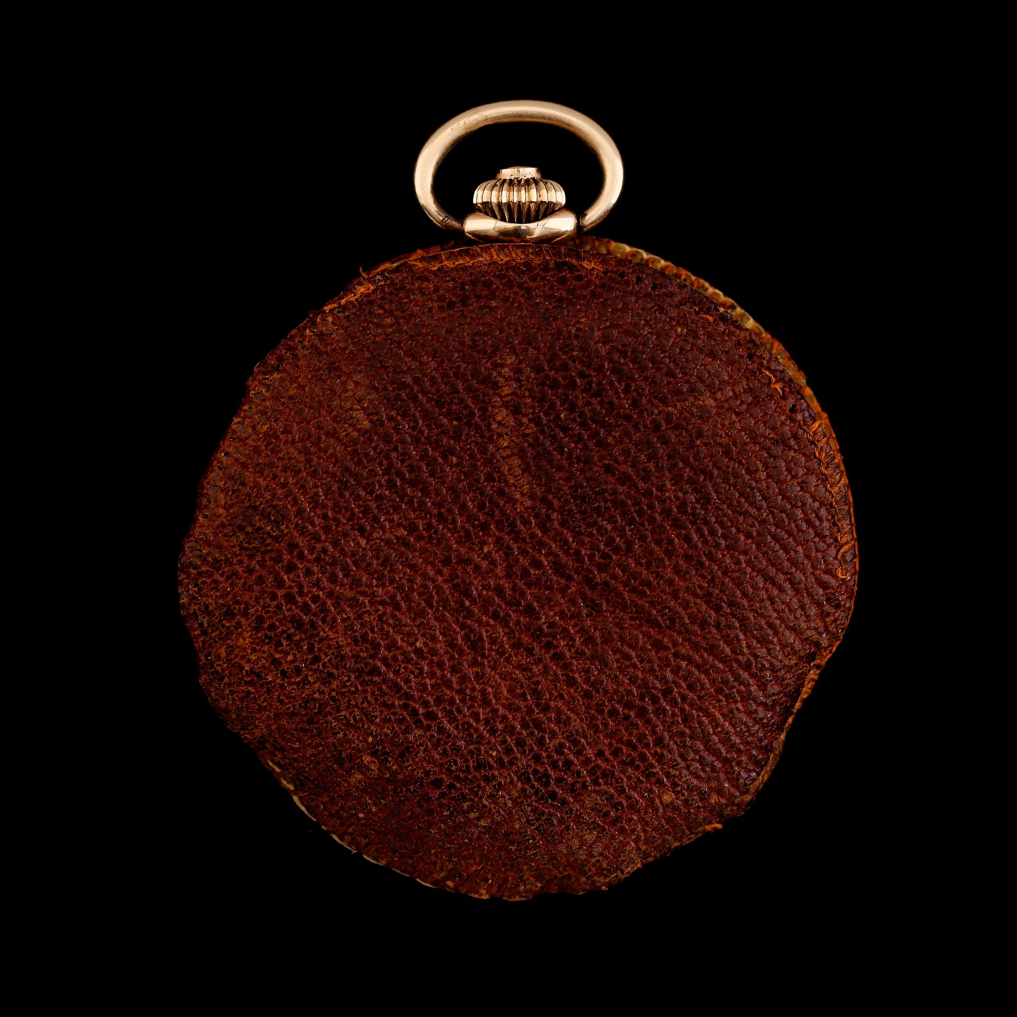 FICKUR, 14K guld, savonett, Record, 1900-talets första hälft.