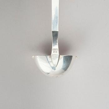 Georg Jensen, a set of 99 pieces of sterling silver flatware, model 'Pyramide', design Harald Nielsen, Copenhagen 1933-1977.