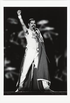 Peter Kjellerås, "Freddie Mercury, Queen, Råsunda", 1986.