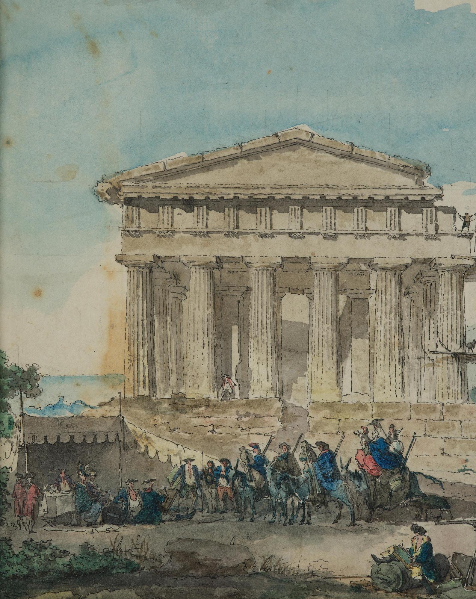 Louis Jean Desprez, ”Le Temple de la Concorde à Agrigente”.