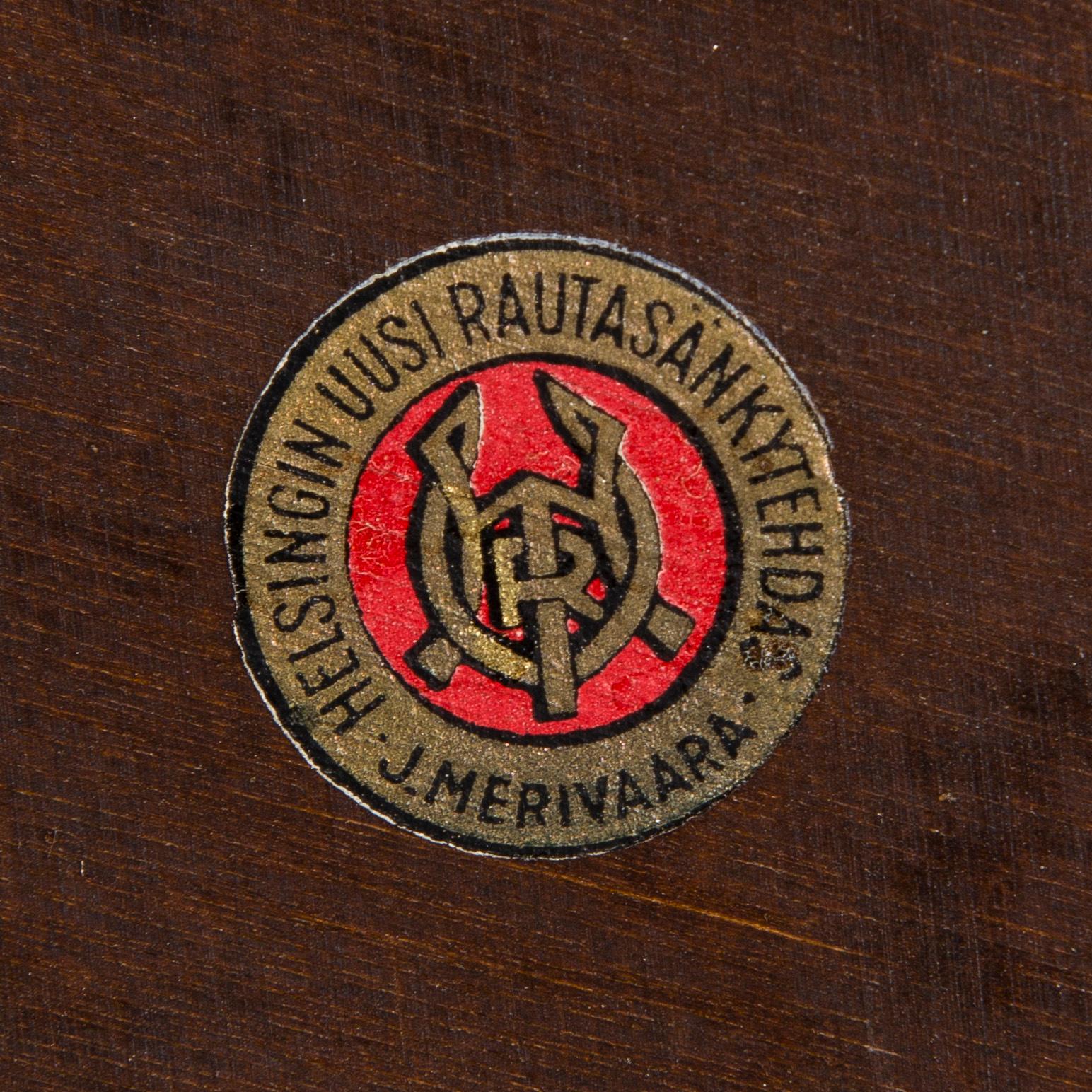 A 1930s  tea trolley Helsingin Uusi Rautasänkytehdas J. Merivaara, Finland.