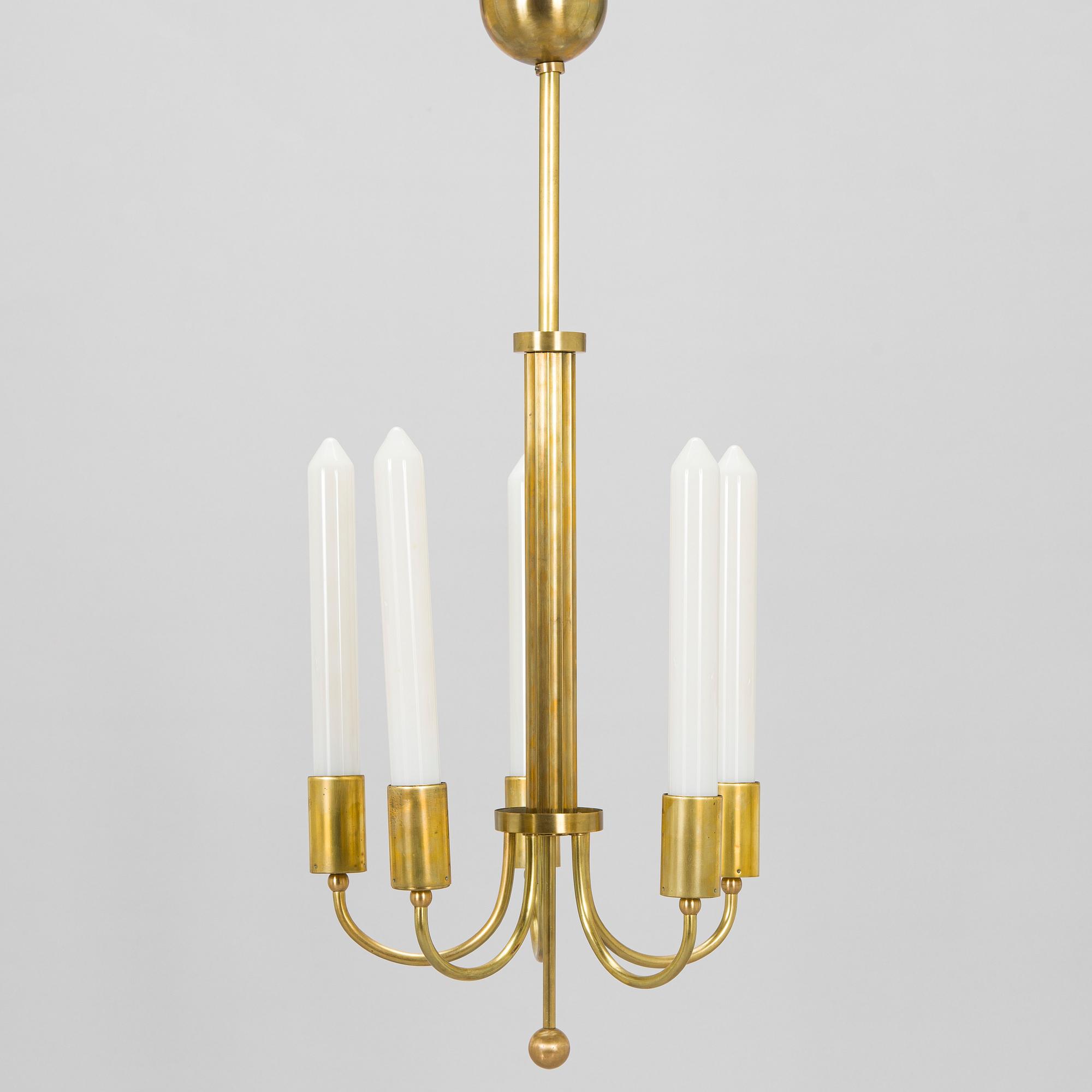 A chandelier, latter half of  the 20th century.
