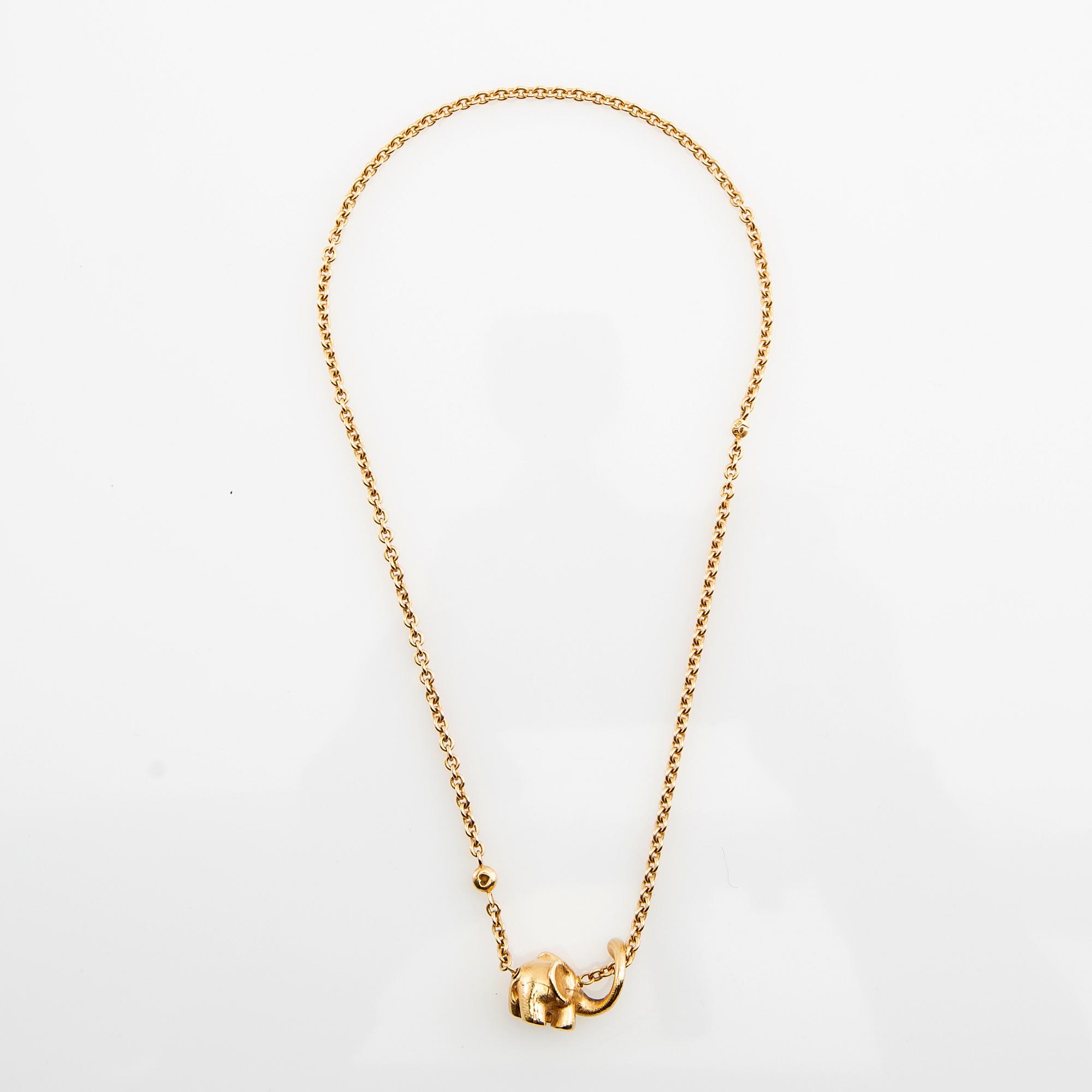 Ole Lynggaard, collier, 18K guld, med briljantslipade diamanter.