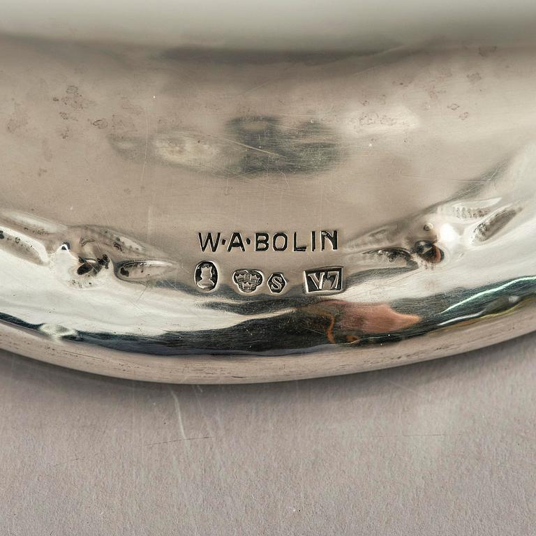 W.A. Bolin, a silver bowl, Stockholm, Sweden 1923.