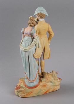 FIGURGRUPP, biskviporslin, 1900-talets senare del.