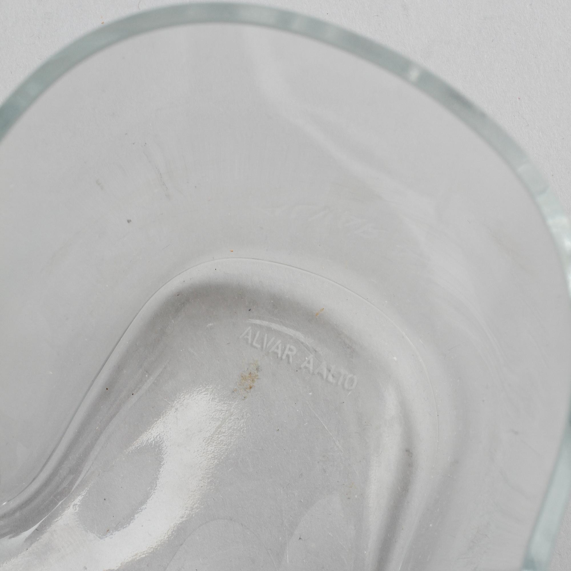 VAS, glas, "Savoy", Alvar Aalto, Iittala, Finland, 1900-tal.