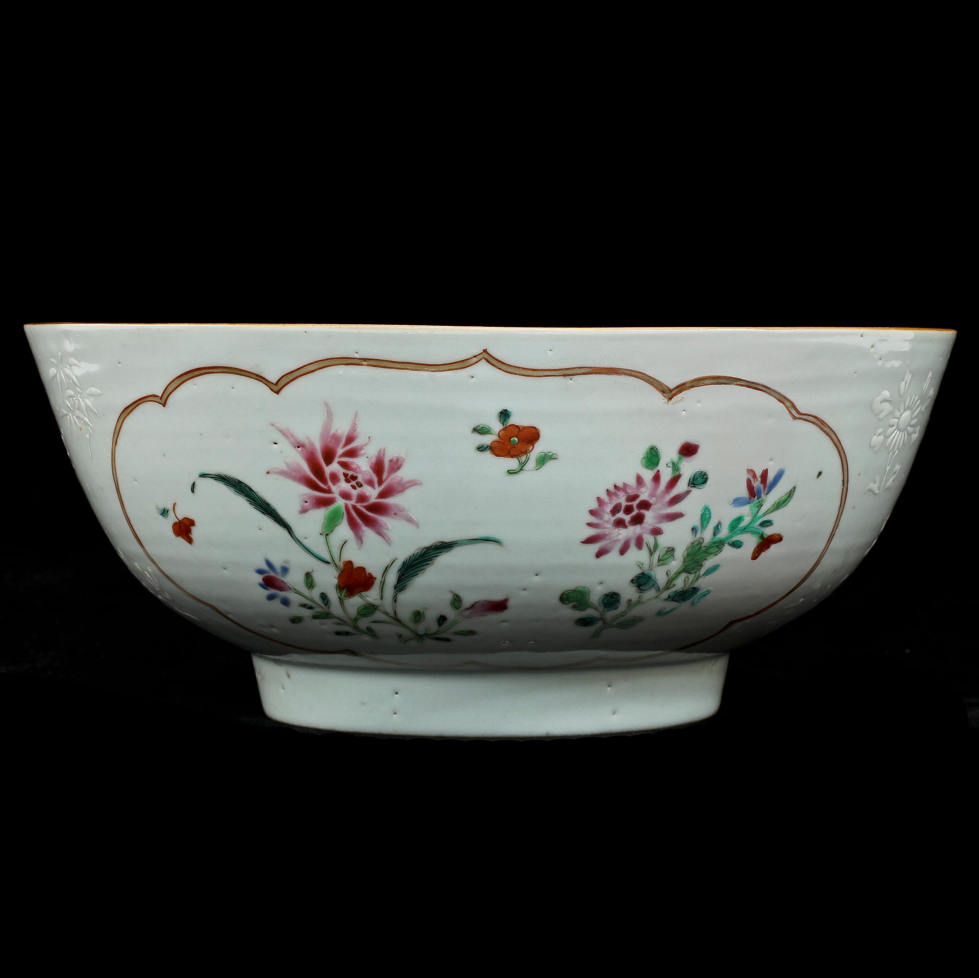 BÅLSKÅL, porslin, Kina, 1700-tal.